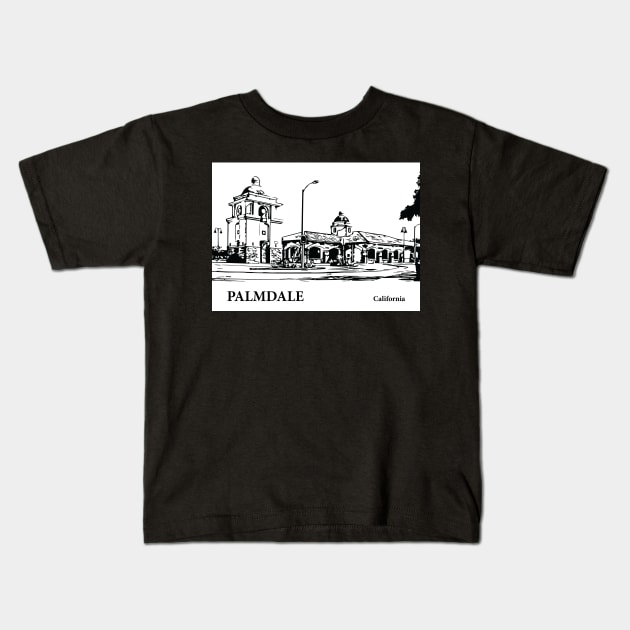 Palmdale - California Kids T-Shirt by Lakeric